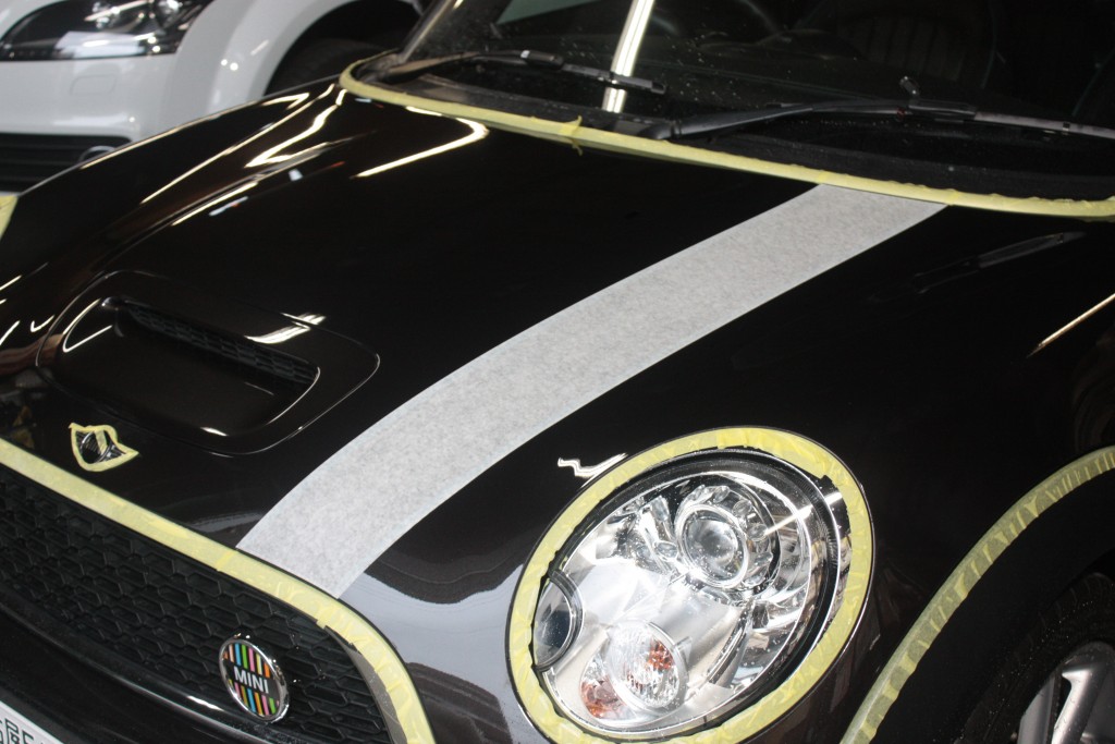 MINI クリーニング 施工の様子