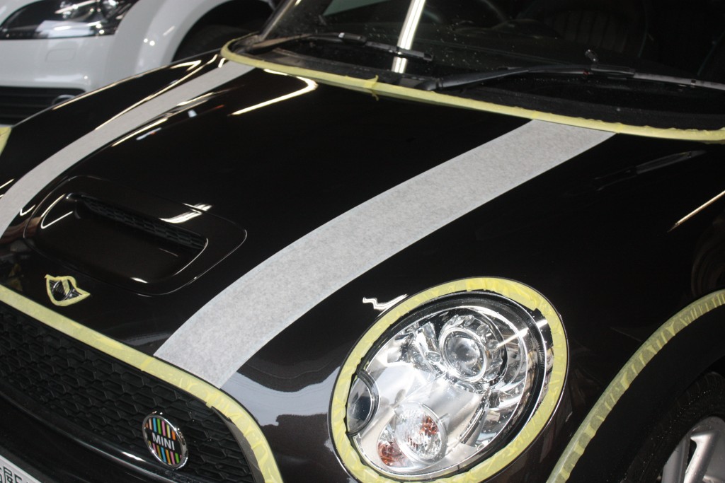 MINI クリーニング 施工の様子