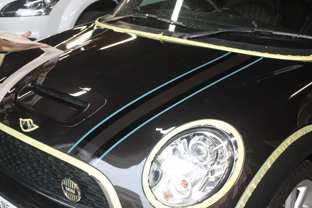 MINI クリーニング 施工の様子