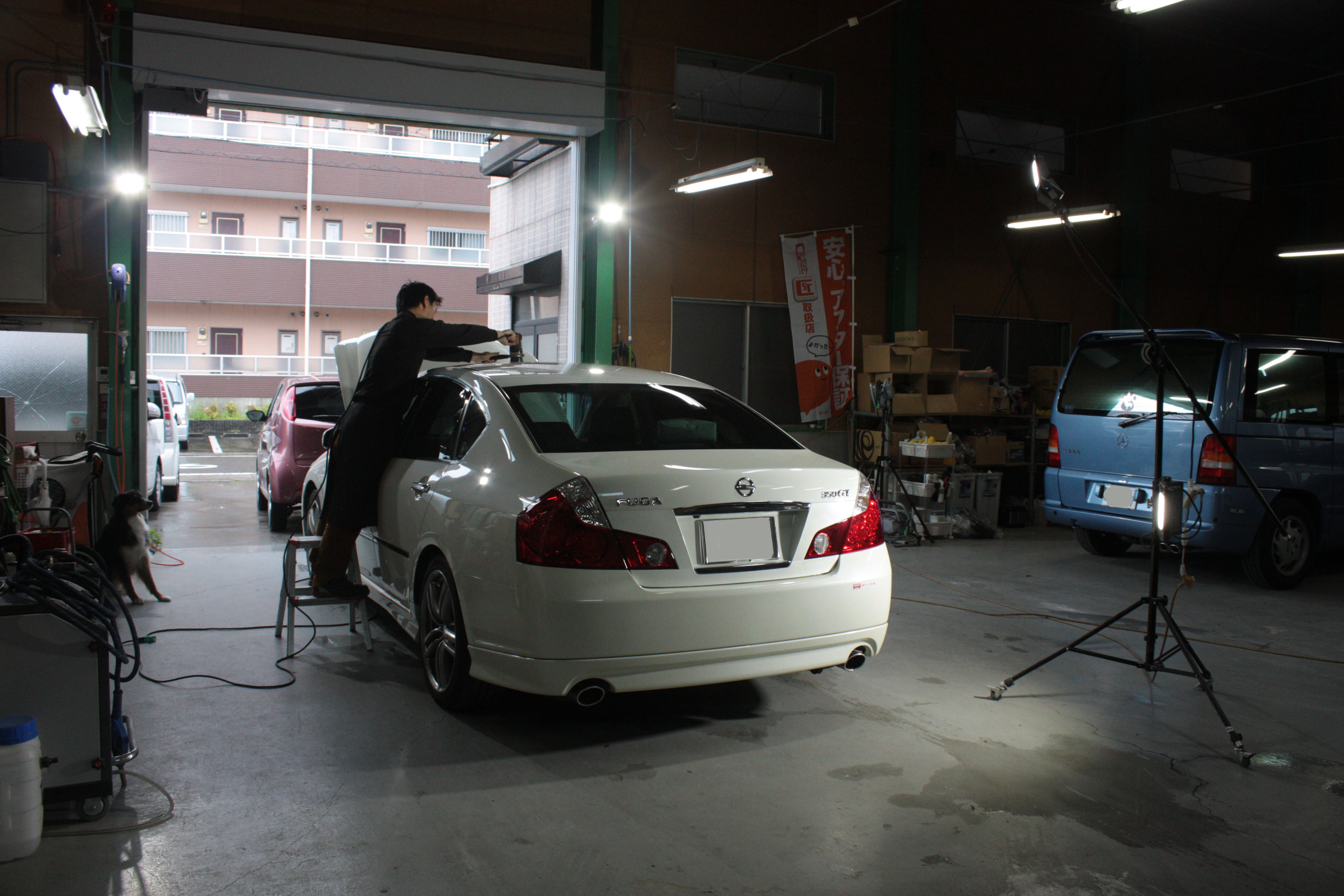 日産 FUGA 施工写真 (9)
