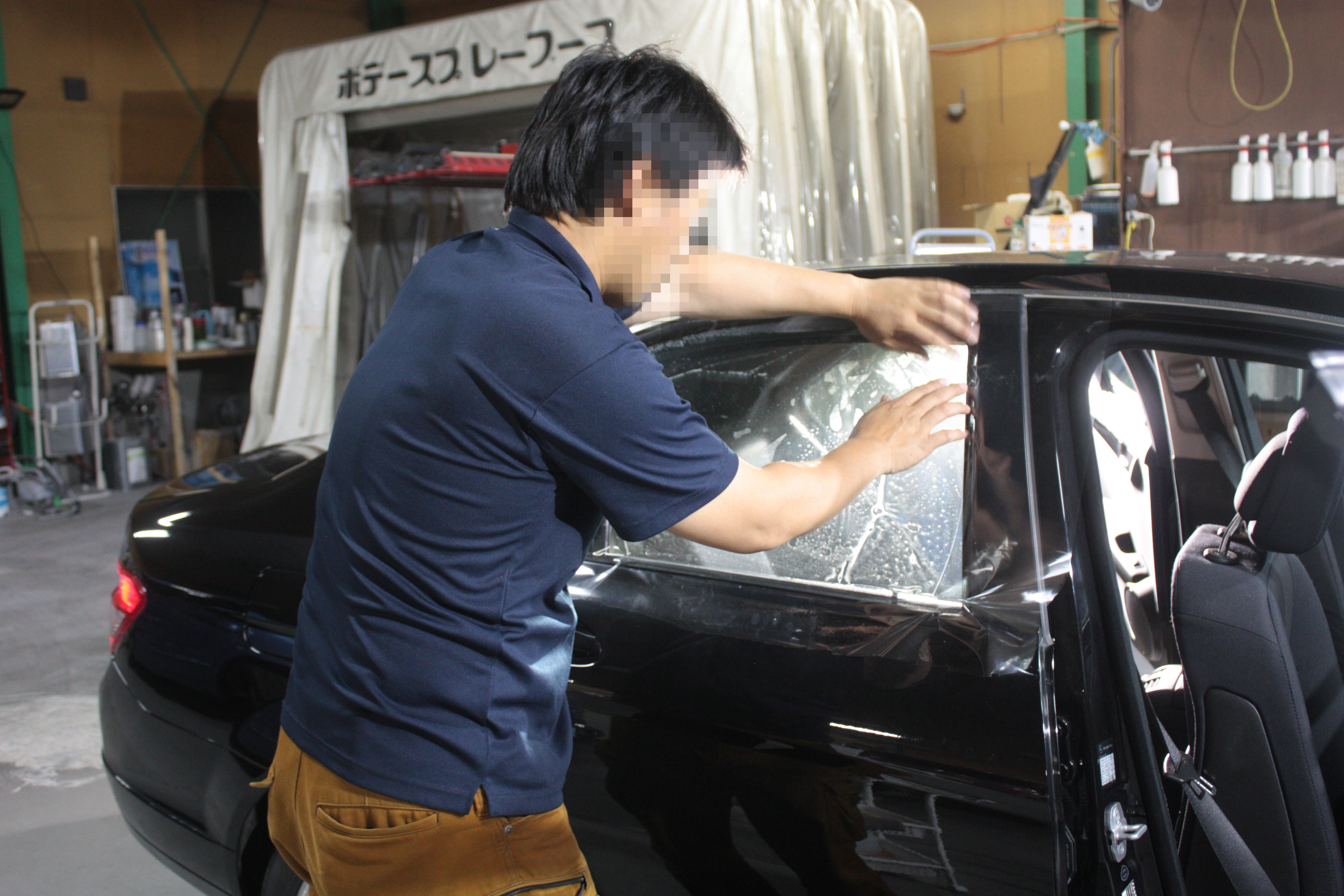 メルセデス・ベンツ C200 施工写真 (4)