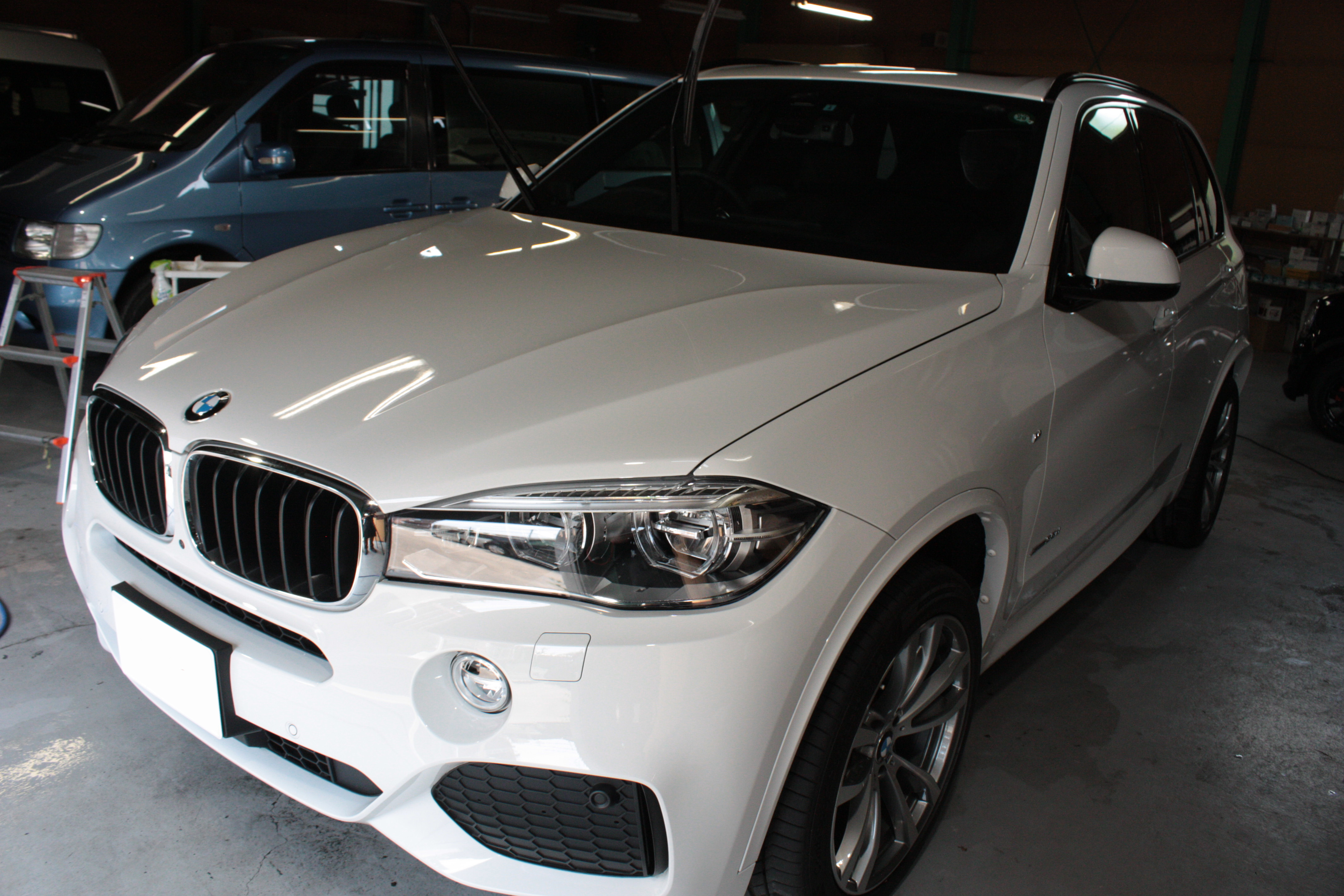 BMW X5 施工写真 (1)
