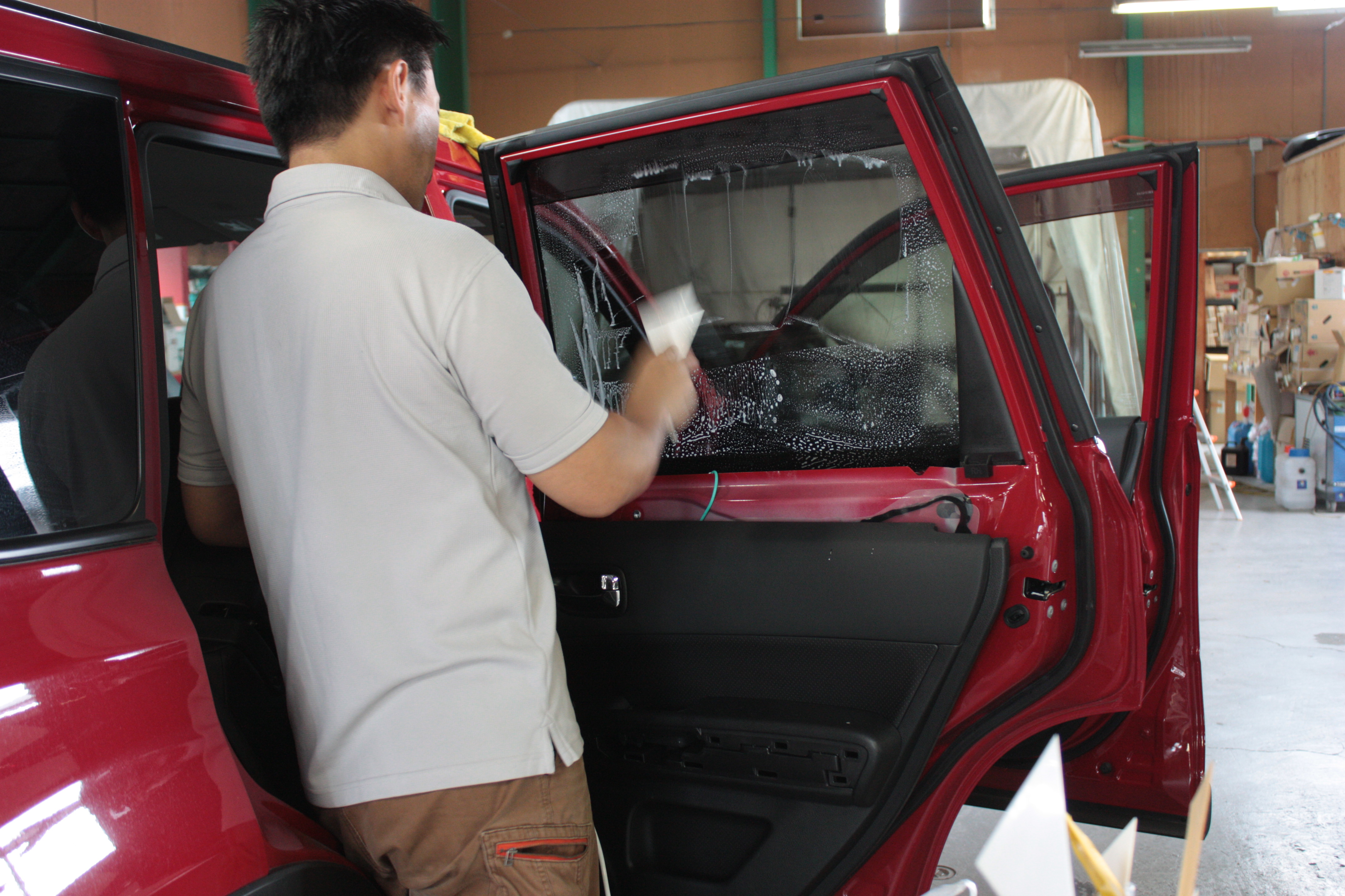 日産 エクストレイル 施工写真 (5)