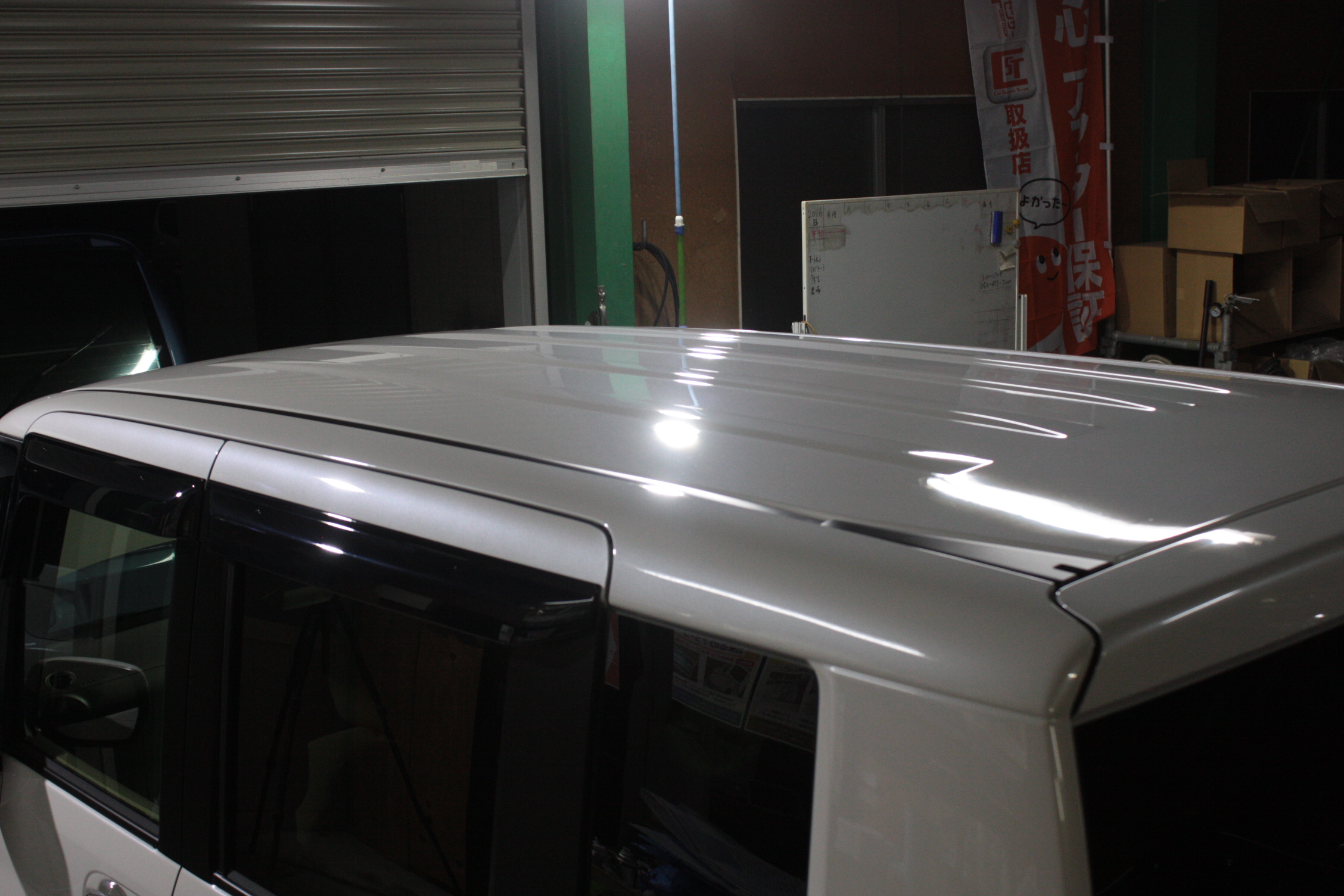 ホンダ N-BOX新車 施工写真 (9)
