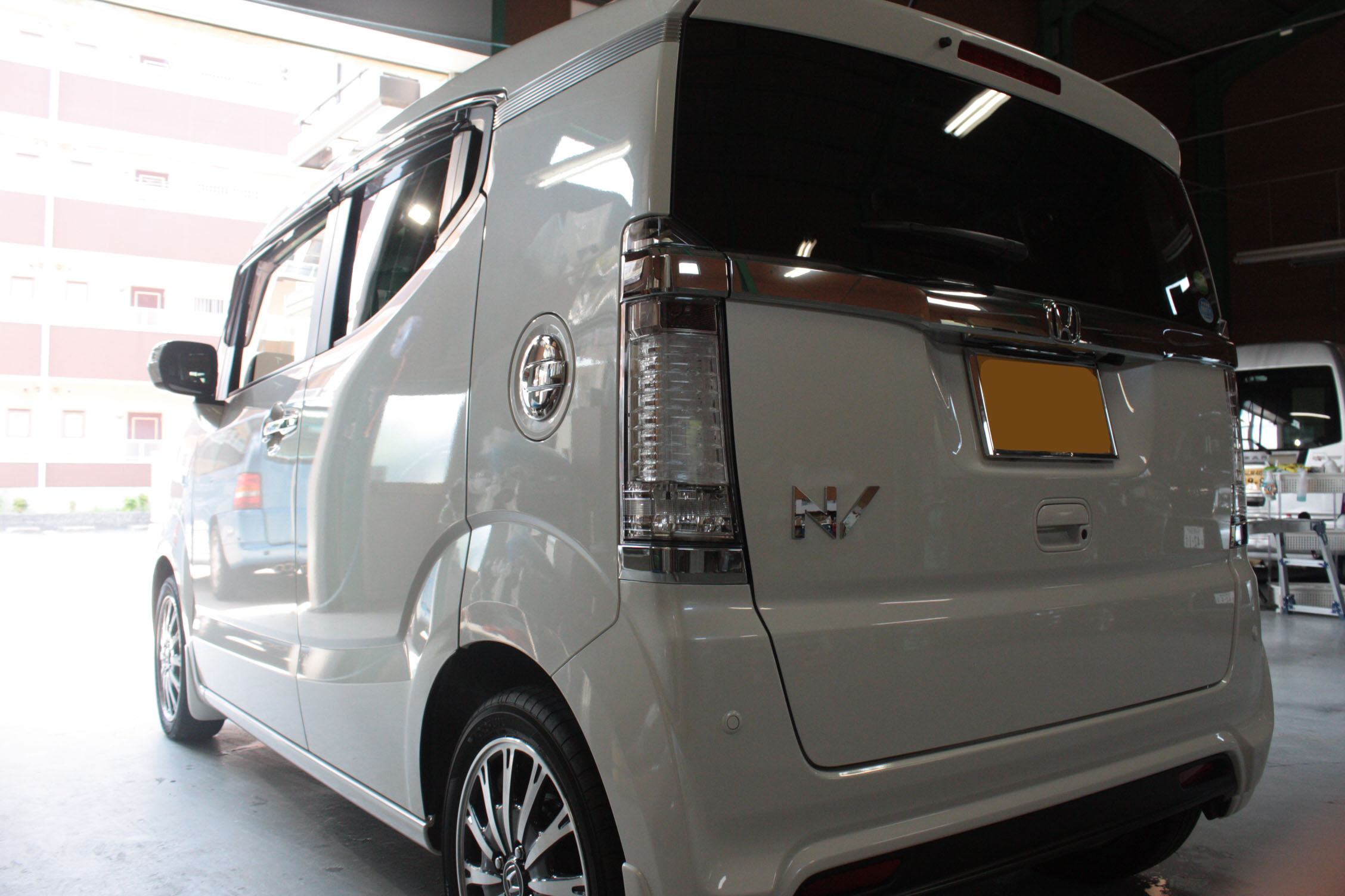 ホンダ Nスラッシュ新車 施工写真 (3)