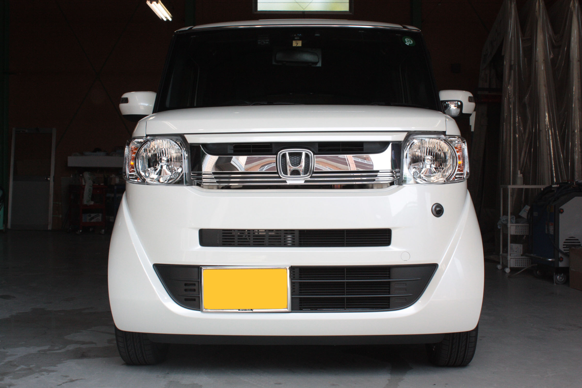 ホンダ Nスラッシュ新車 施工写真 (1)