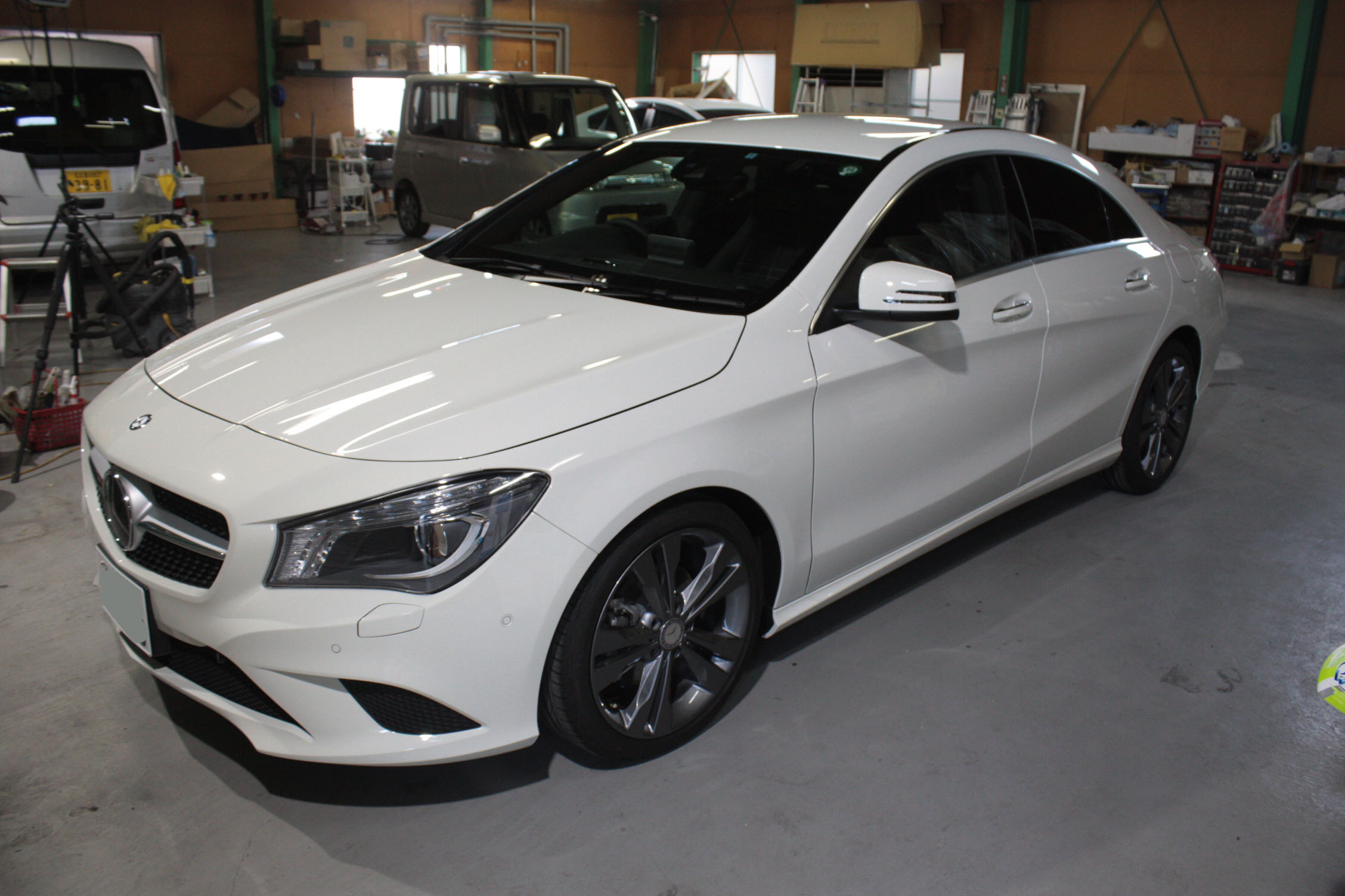 メルセデス・ベンツ CLA 施工写真 (2)
