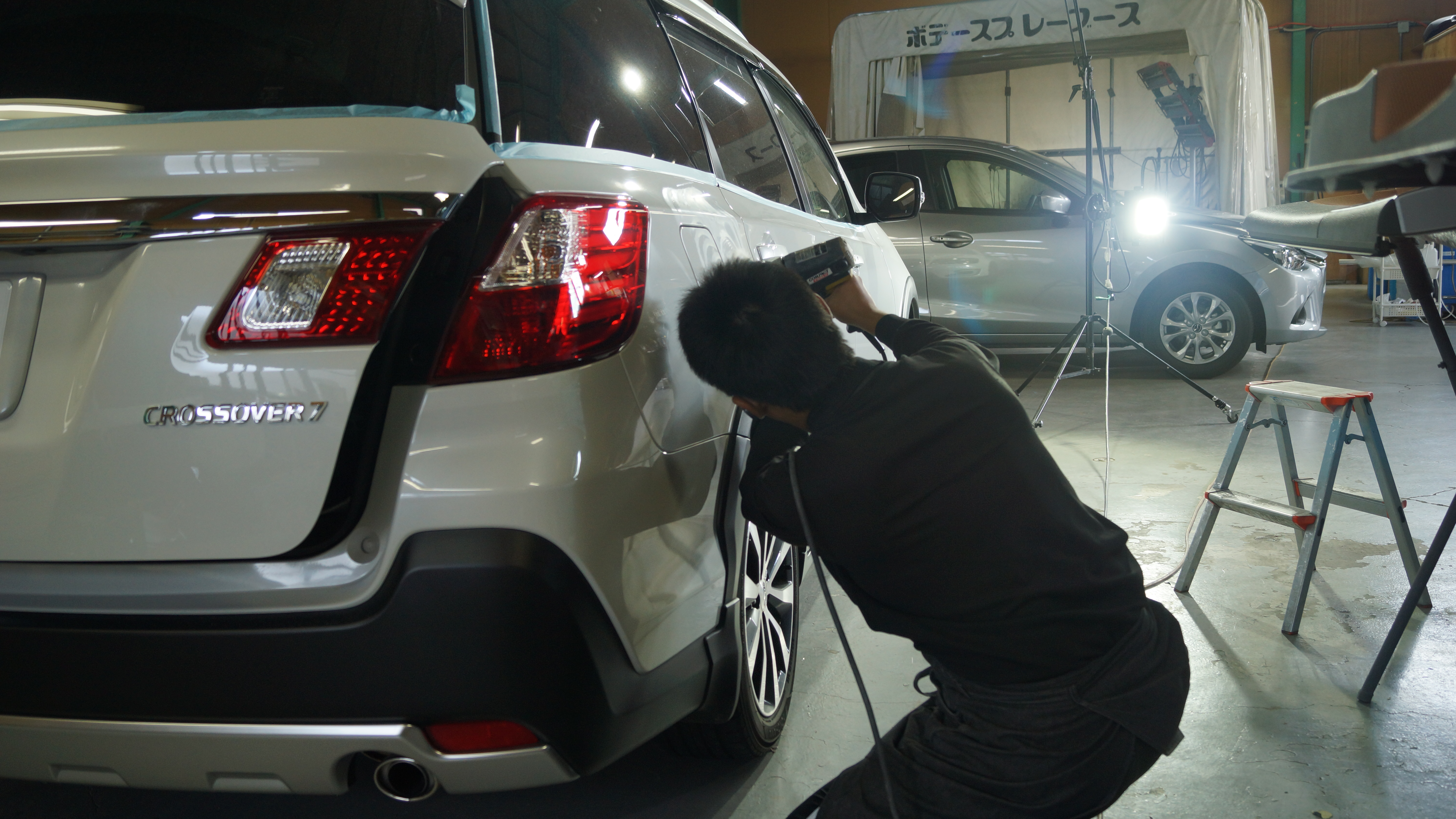 スバル クロスオーバー7 施工写真 (17)