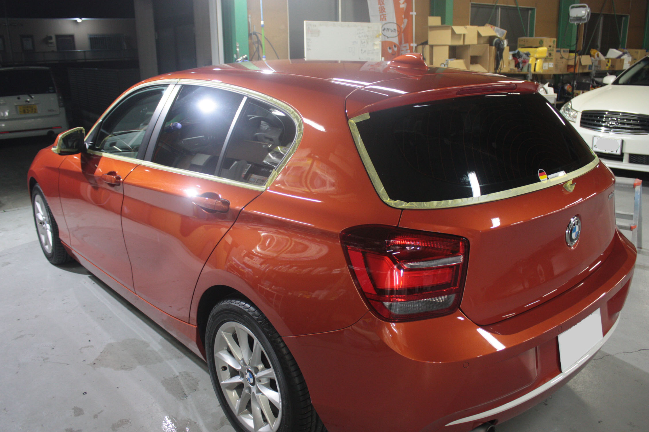 BMW 施工写真 (1)