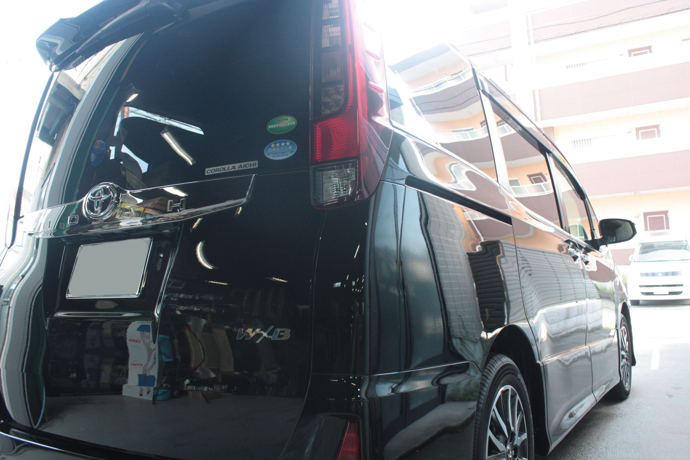 トヨタ ノア新車 施工写真 (4)