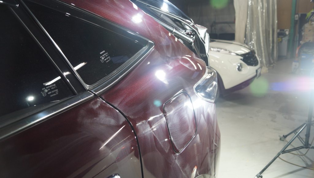 トヨタ ハリアー新車 施工写真 (4)
