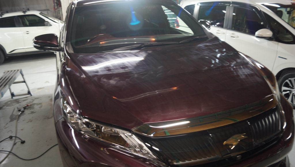 トヨタ ハリアー新車 施工写真 (6)
