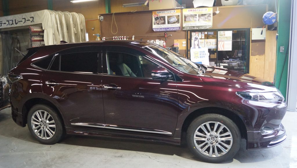 トヨタ ハリアー新車 施工写真 (11)