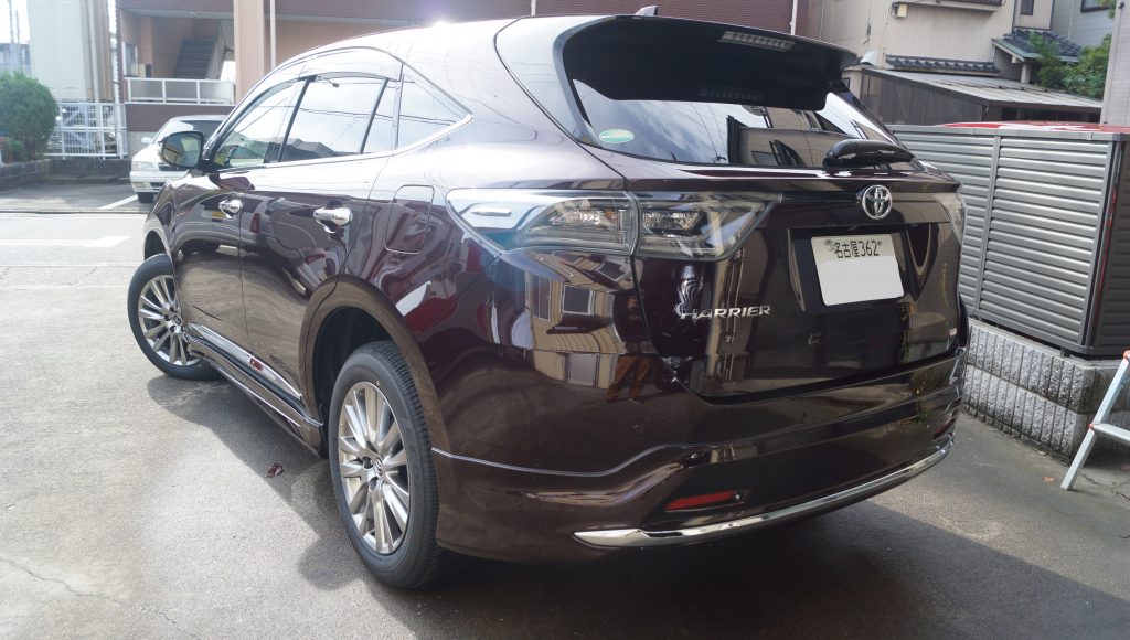 トヨタ ハリアー新車 施工写真 (19)