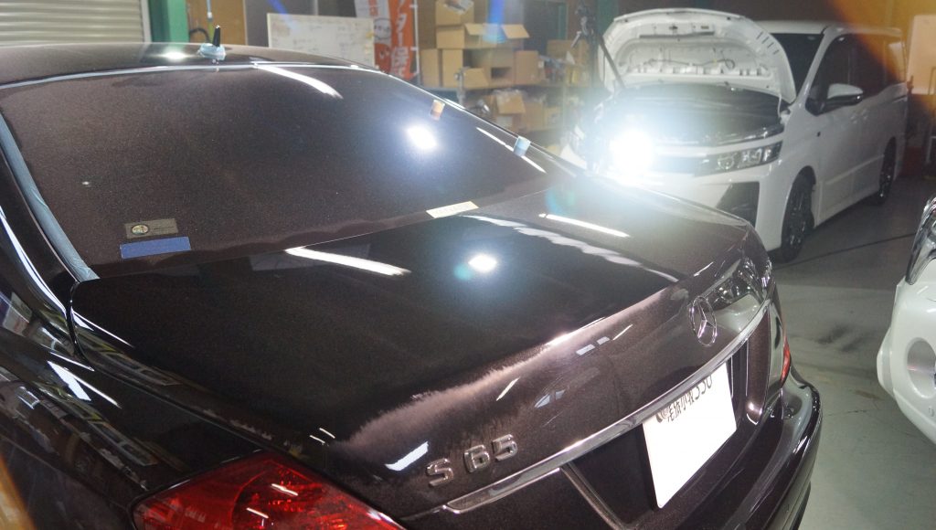 メルセデス・ベンツ S65AMG 施工写真 (18)