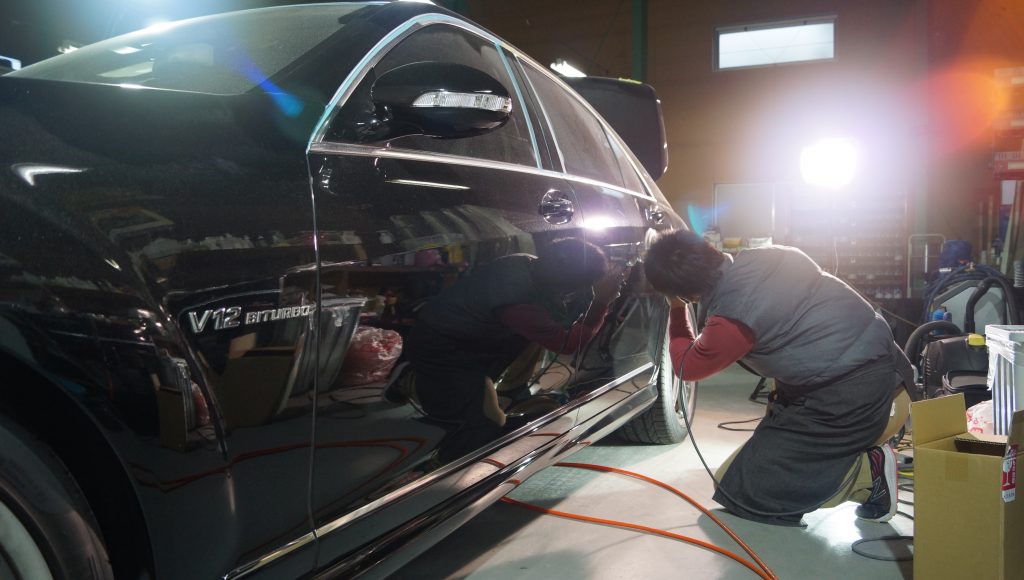 メルセデス・ベンツ S65AMG 施工写真 (19)