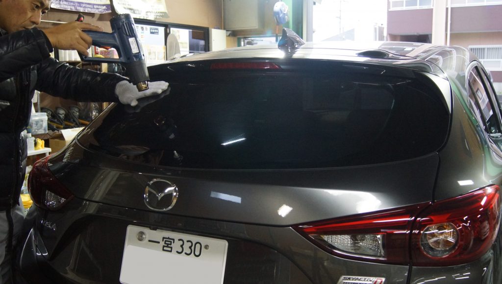 マツダ デミオ 施工写真 (3)