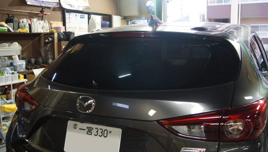 マツダ デミオ 施工写真 (4)