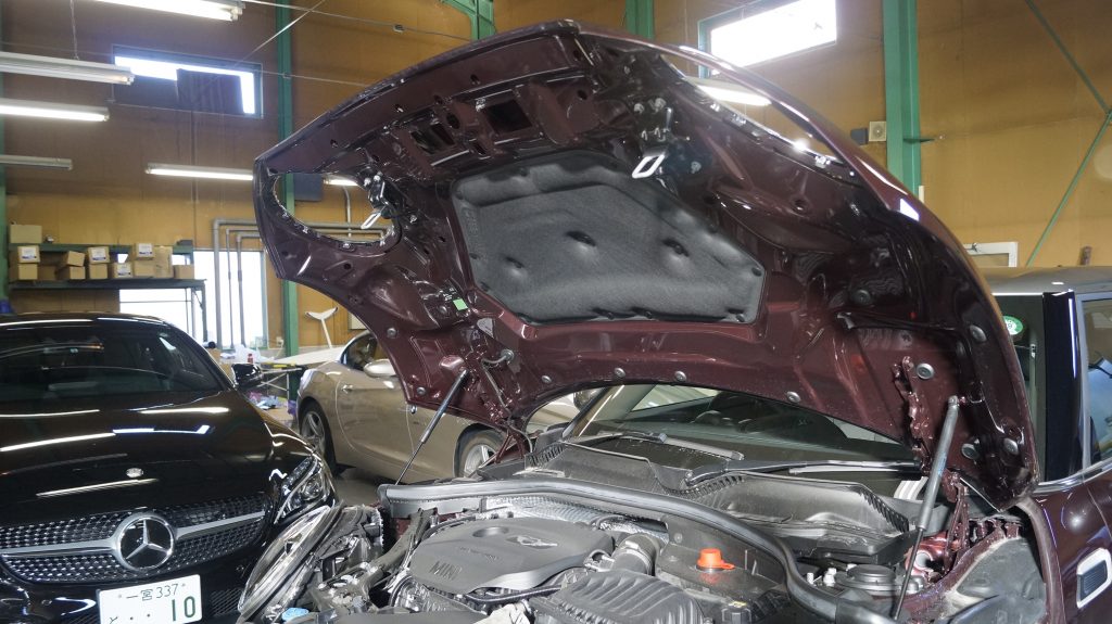 BMW mini 施工写真 (2)