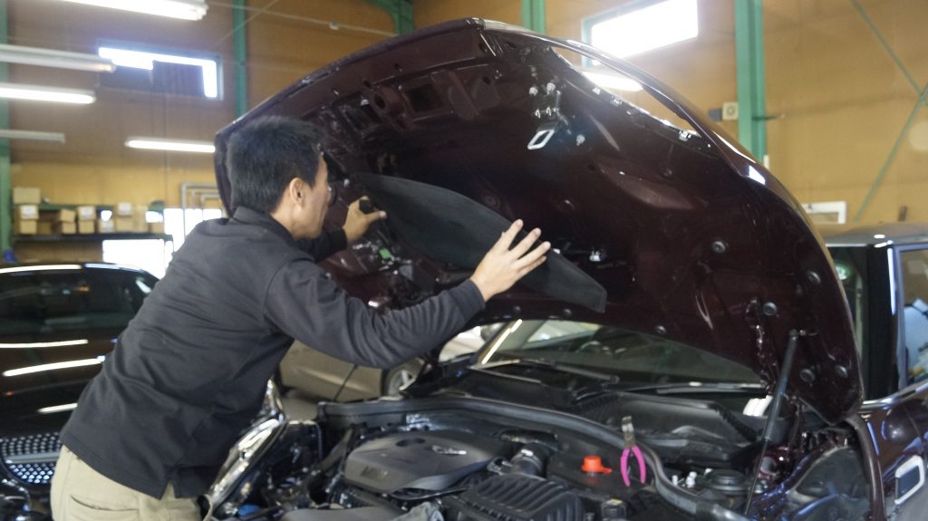 BMW mini 施工写真 (4)