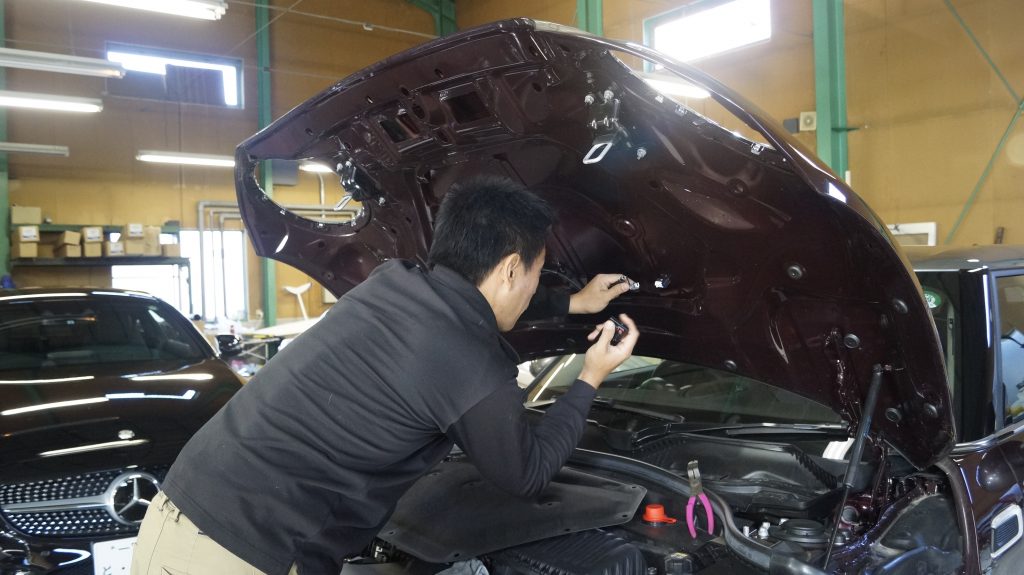 BMW mini 施工写真 (5)