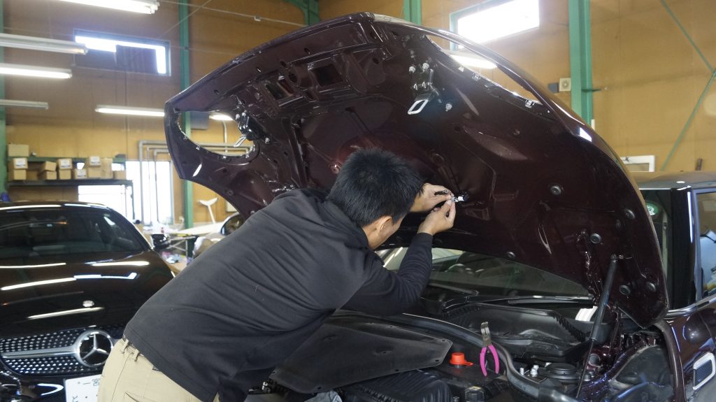 BMW mini 施工写真 (6)