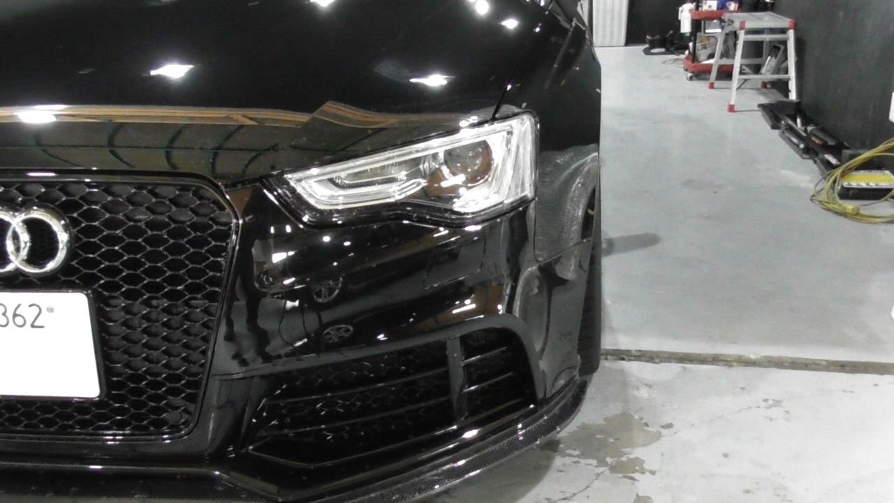 アウディ rs5 施工写真 (1)