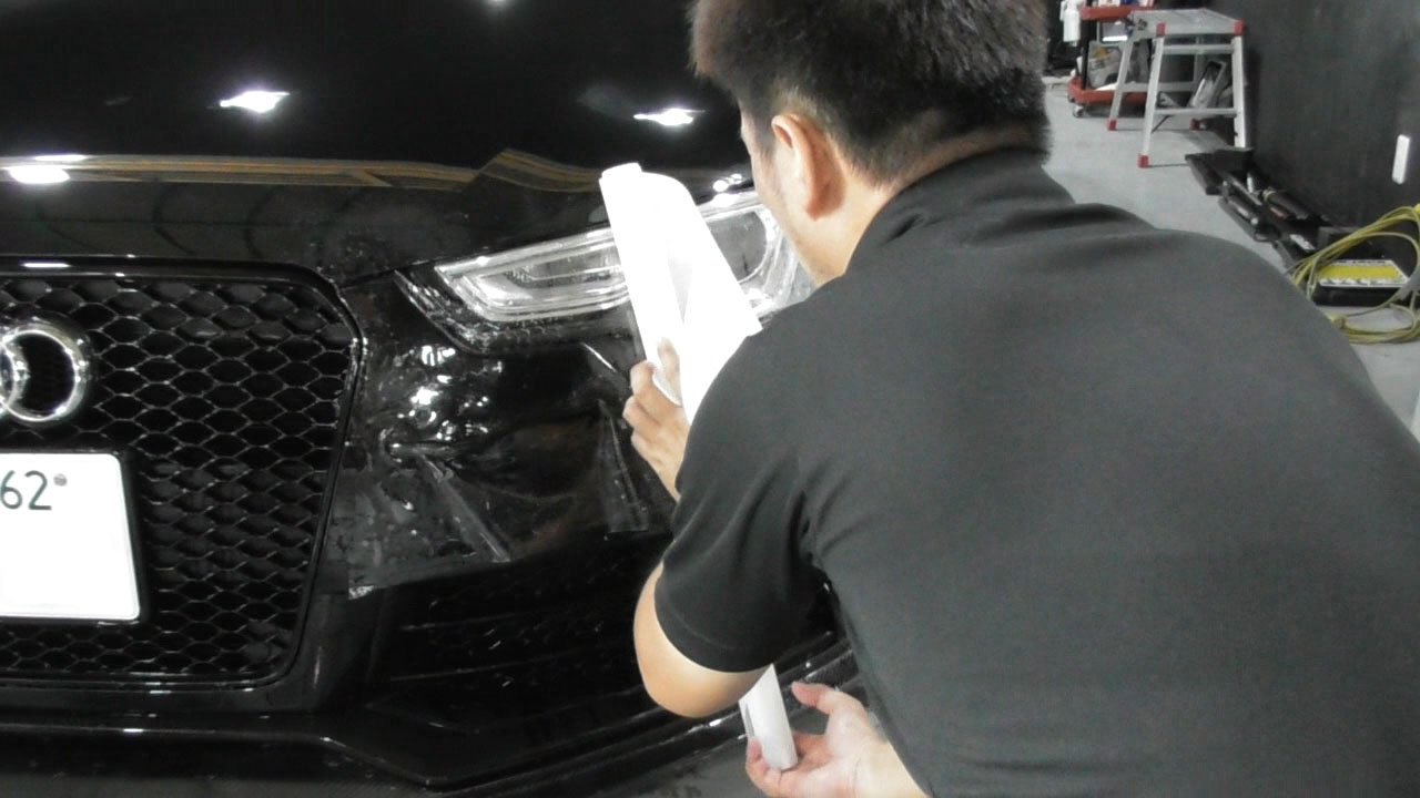 アウディ rs5 施工写真 (2)