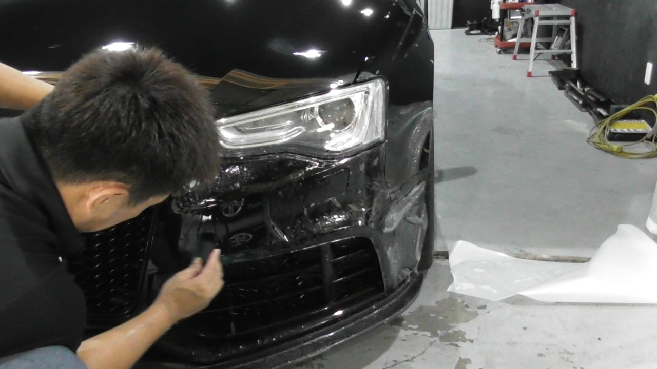 アウディ rs5 施工写真 (4)