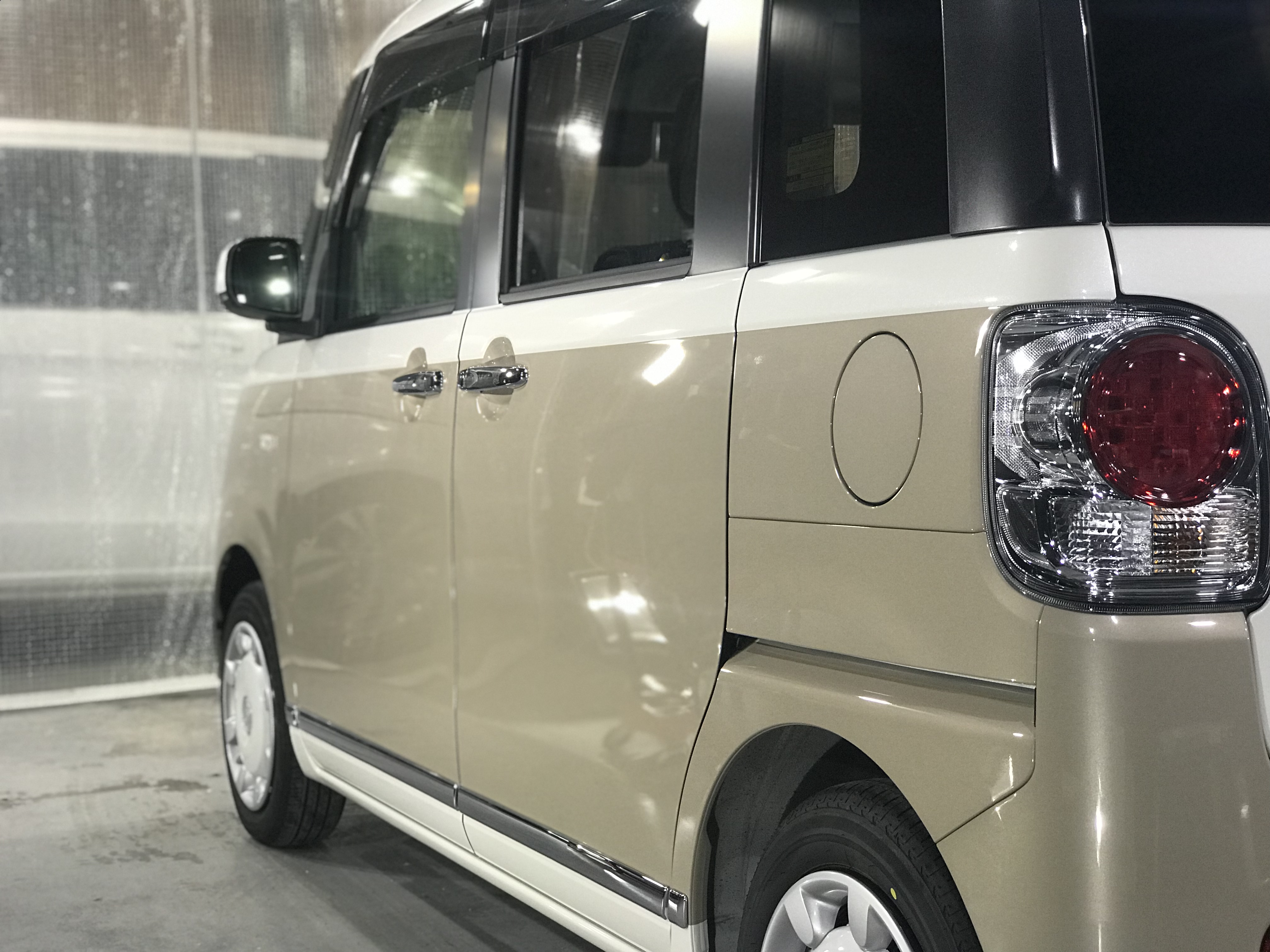 ダイハツ #ムーヴキャンバス 施工写真 (3)