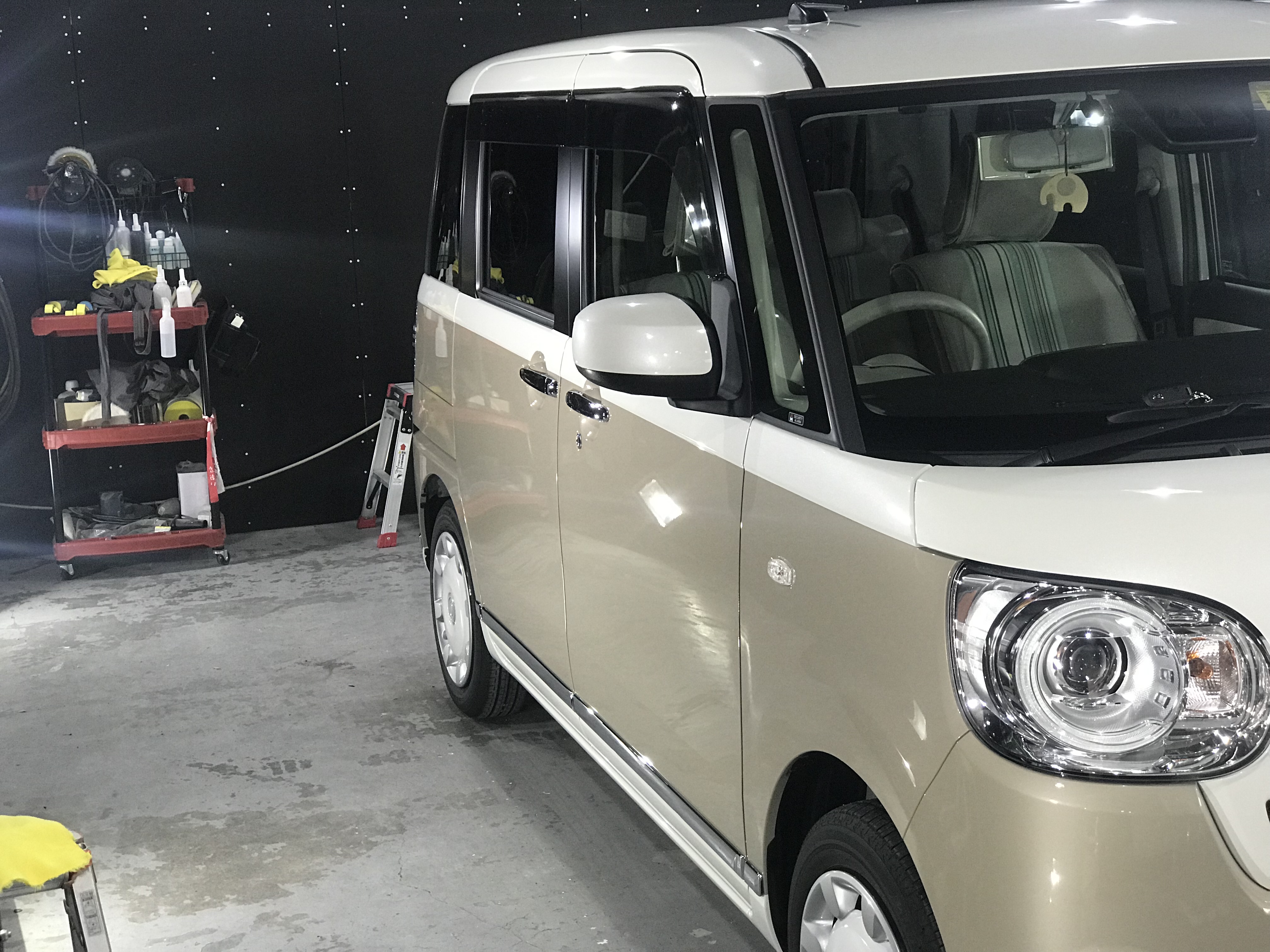 ダイハツ #ムーヴキャンバス 施工写真 (1)