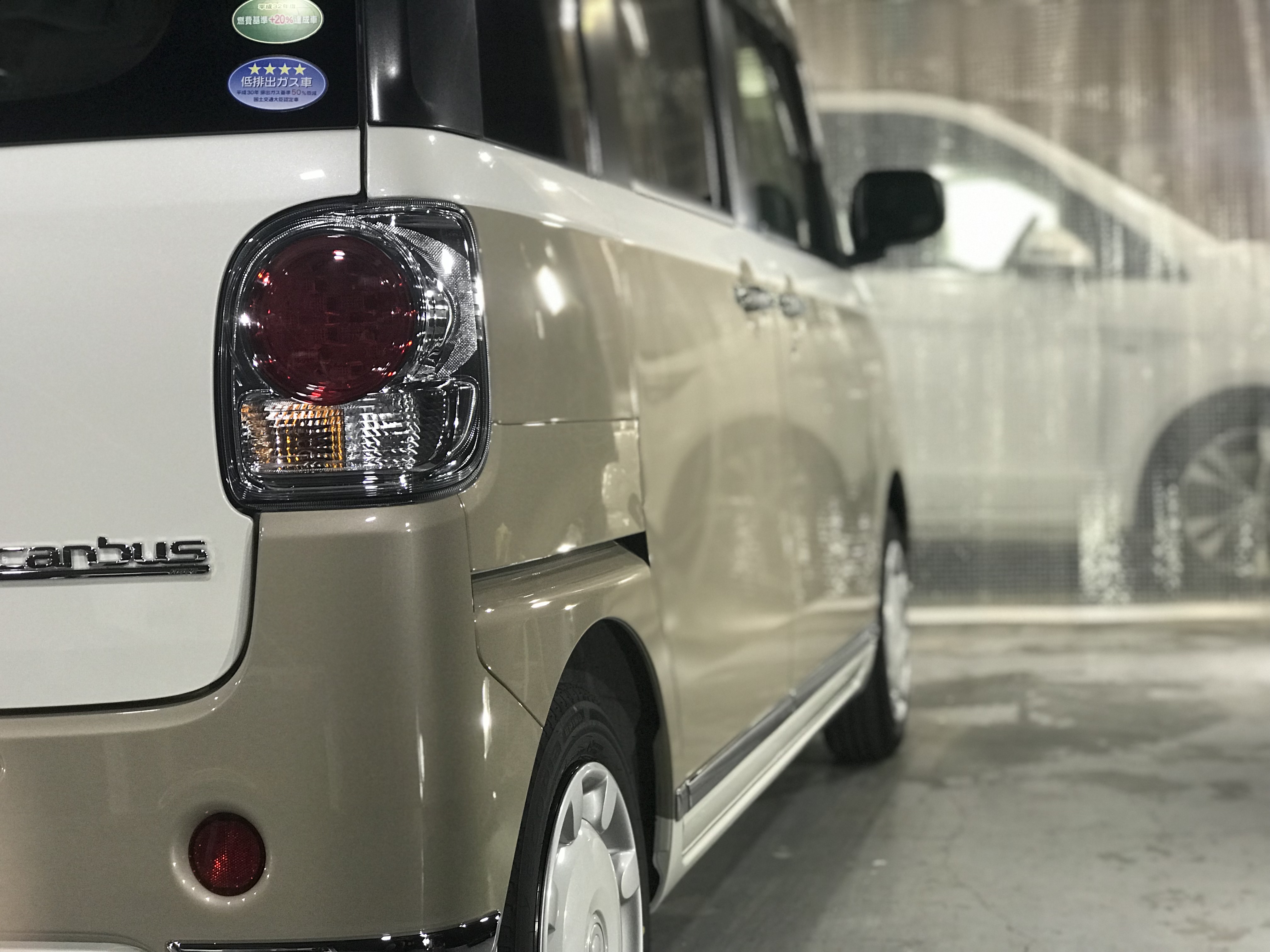 ダイハツ #ムーヴキャンバス 施工写真 (4)