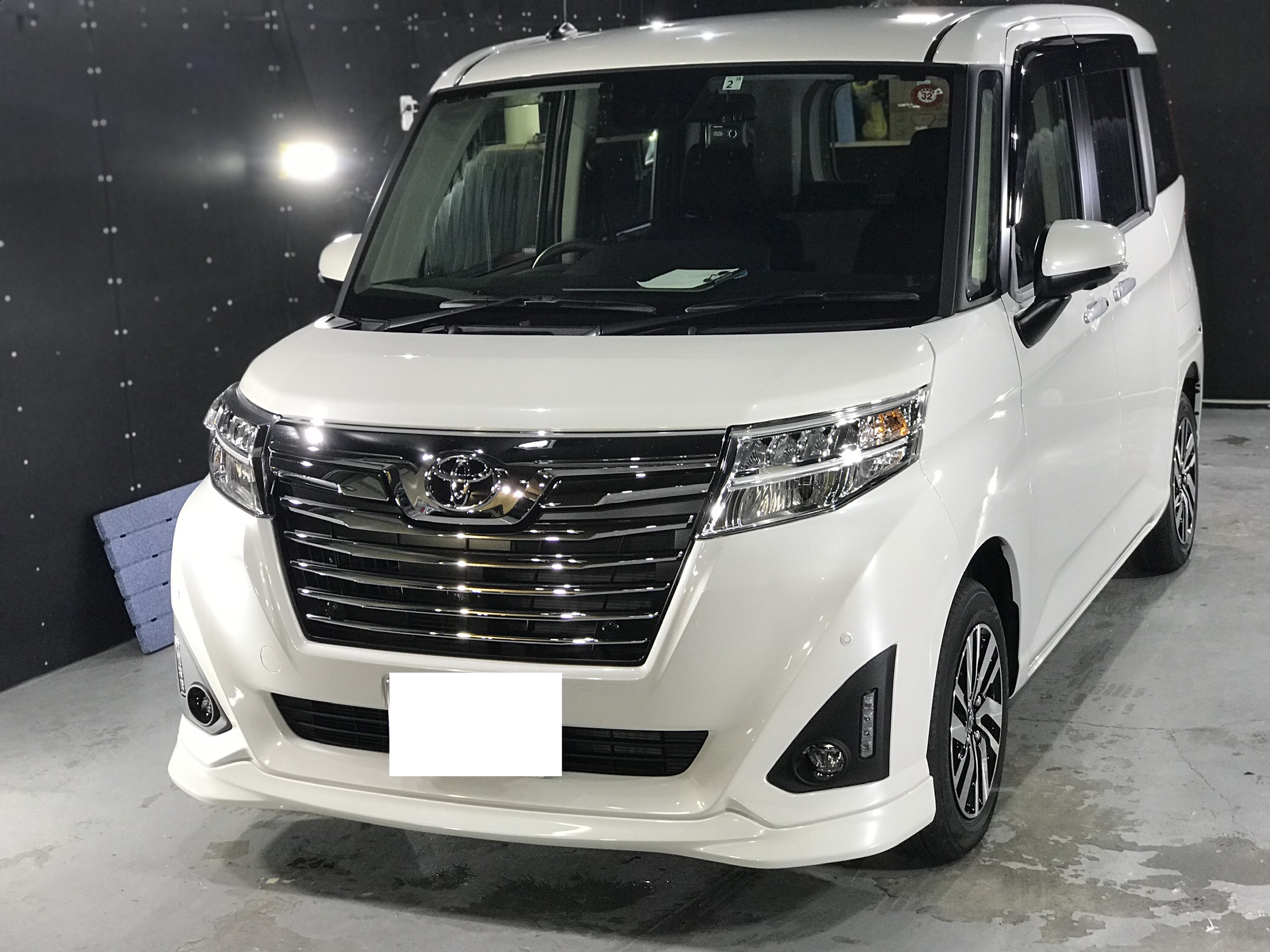 トヨタ #ルーミー 施工写真 (1)