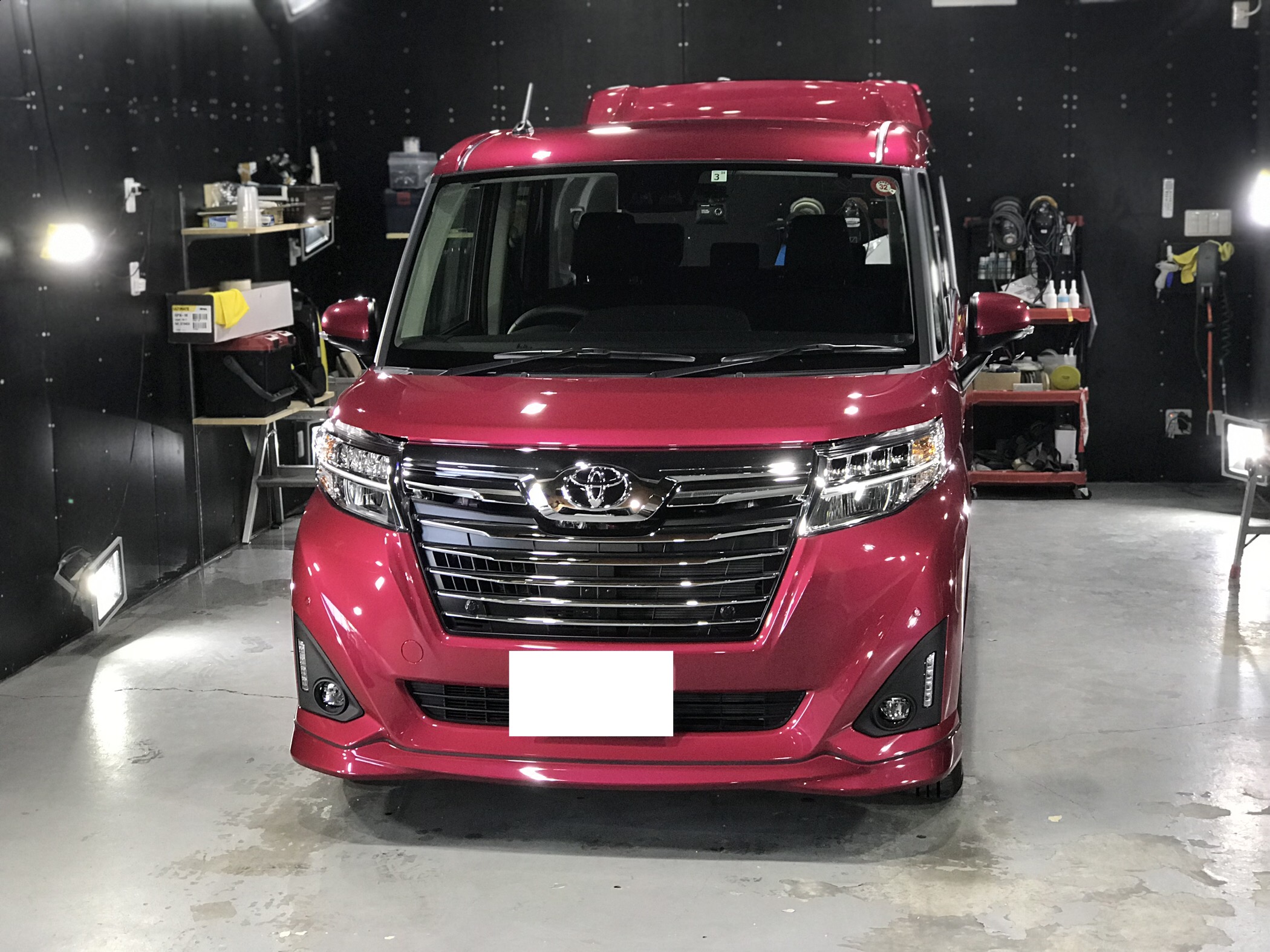 トヨタ #ルーミー 施工写真 (1)