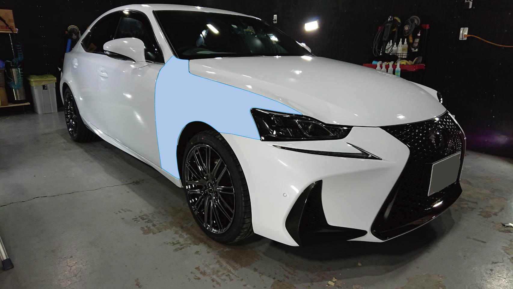レクサス 新型IS300h 施工写真 (3)