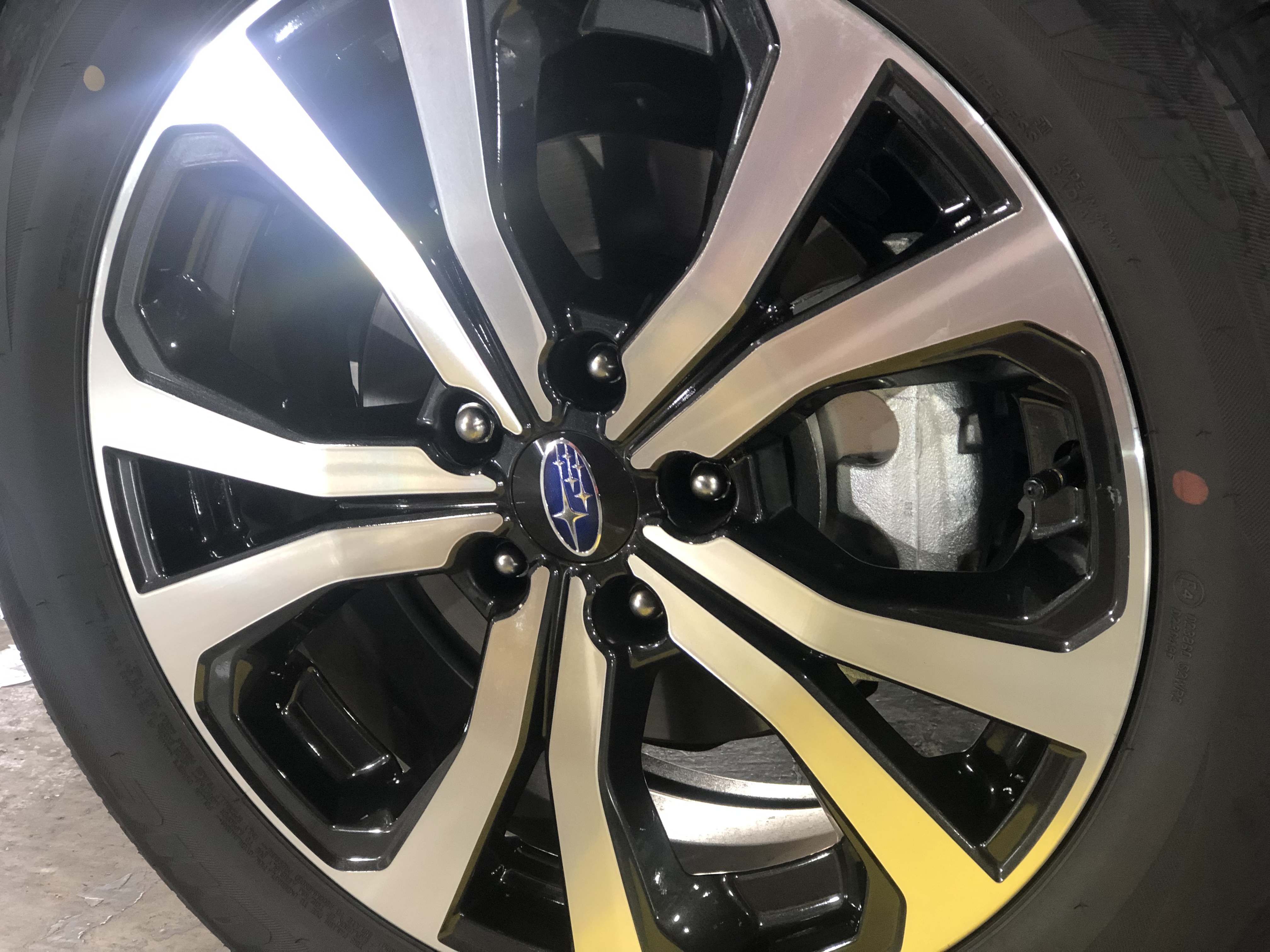 スバル #ホイールコーティング 施工写真 (1)