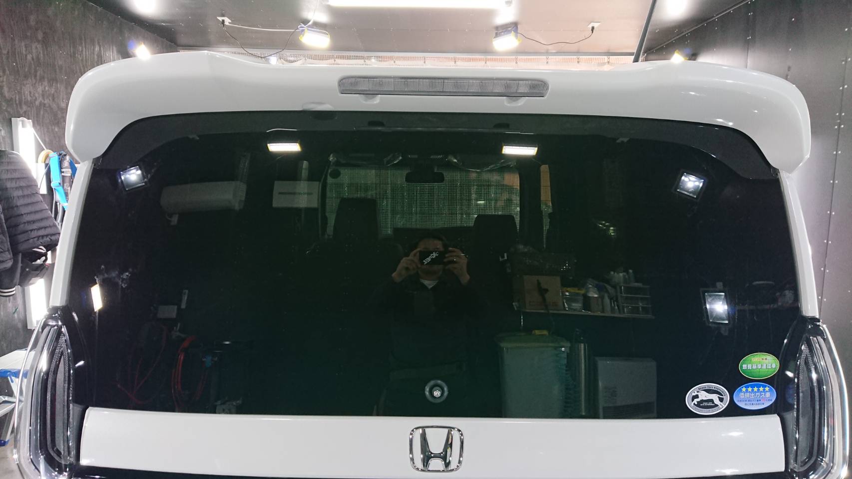 ホンダ NBOX 施工写真 (4)