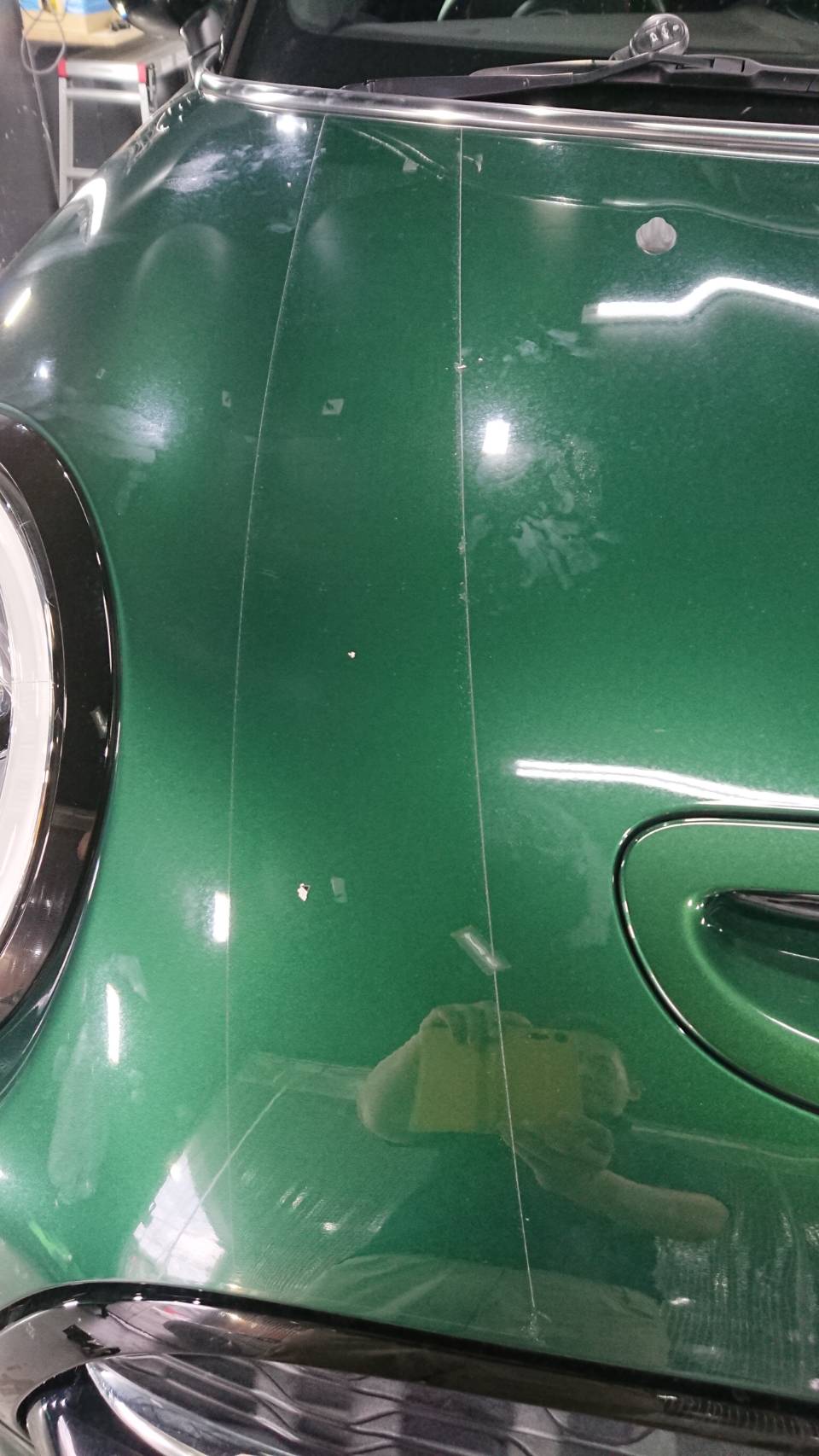 MINI ジョンクーパーワークスの経年劣化を復活 施工写真 (5)