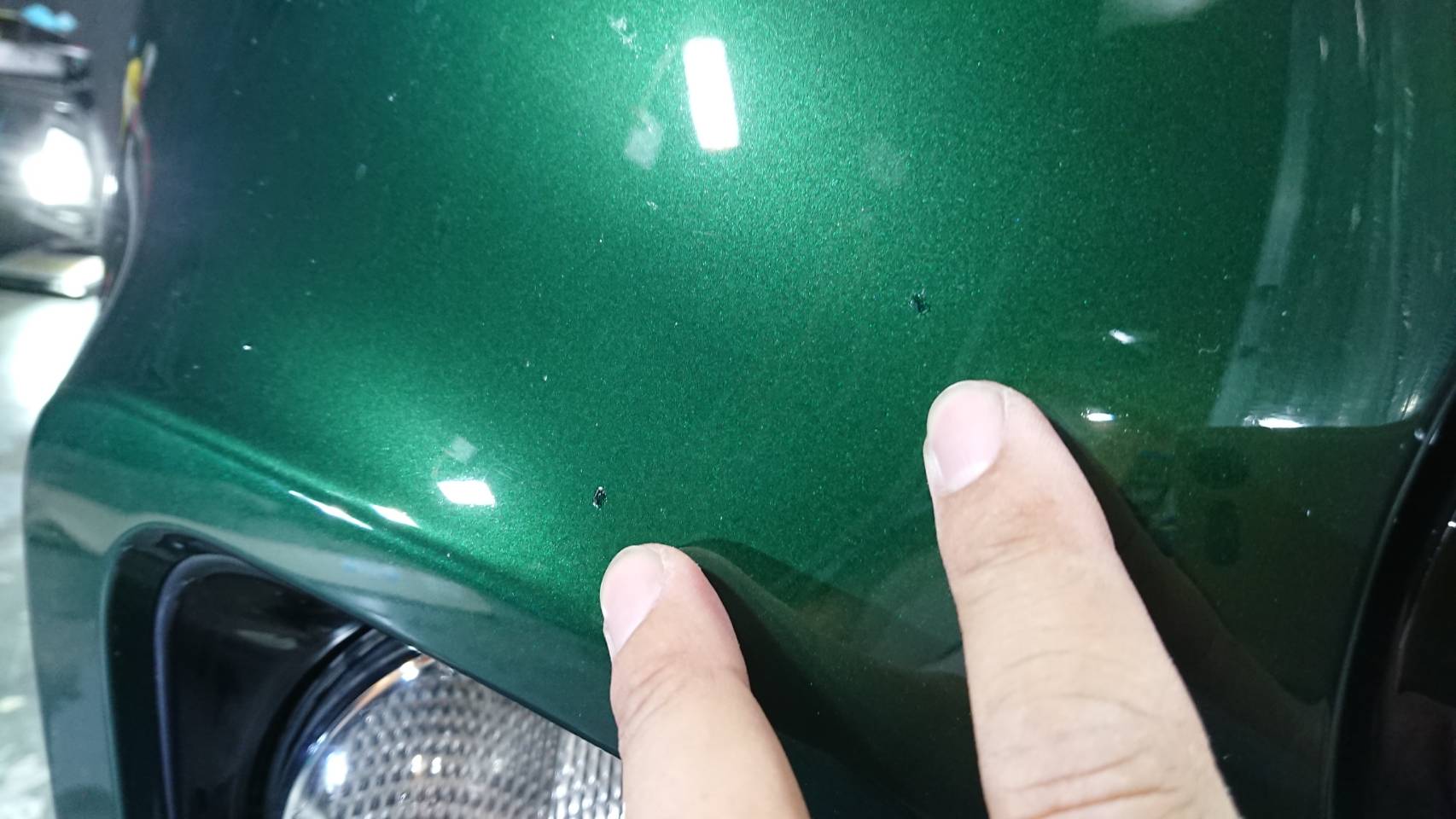 MINI ジョンクーパーワークスの経年劣化を復活 施工写真 (24)