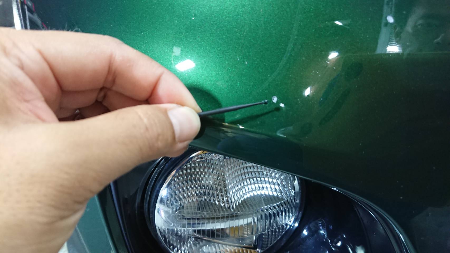 MINI ジョンクーパーワークスの経年劣化を復活 施工写真 (23)