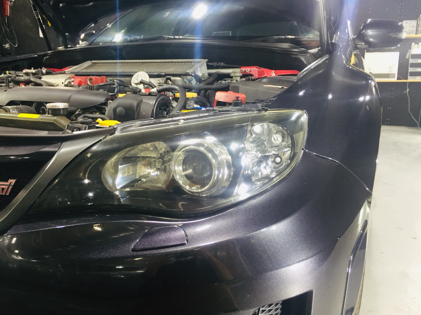 スバル WRX 施工写真 (1)