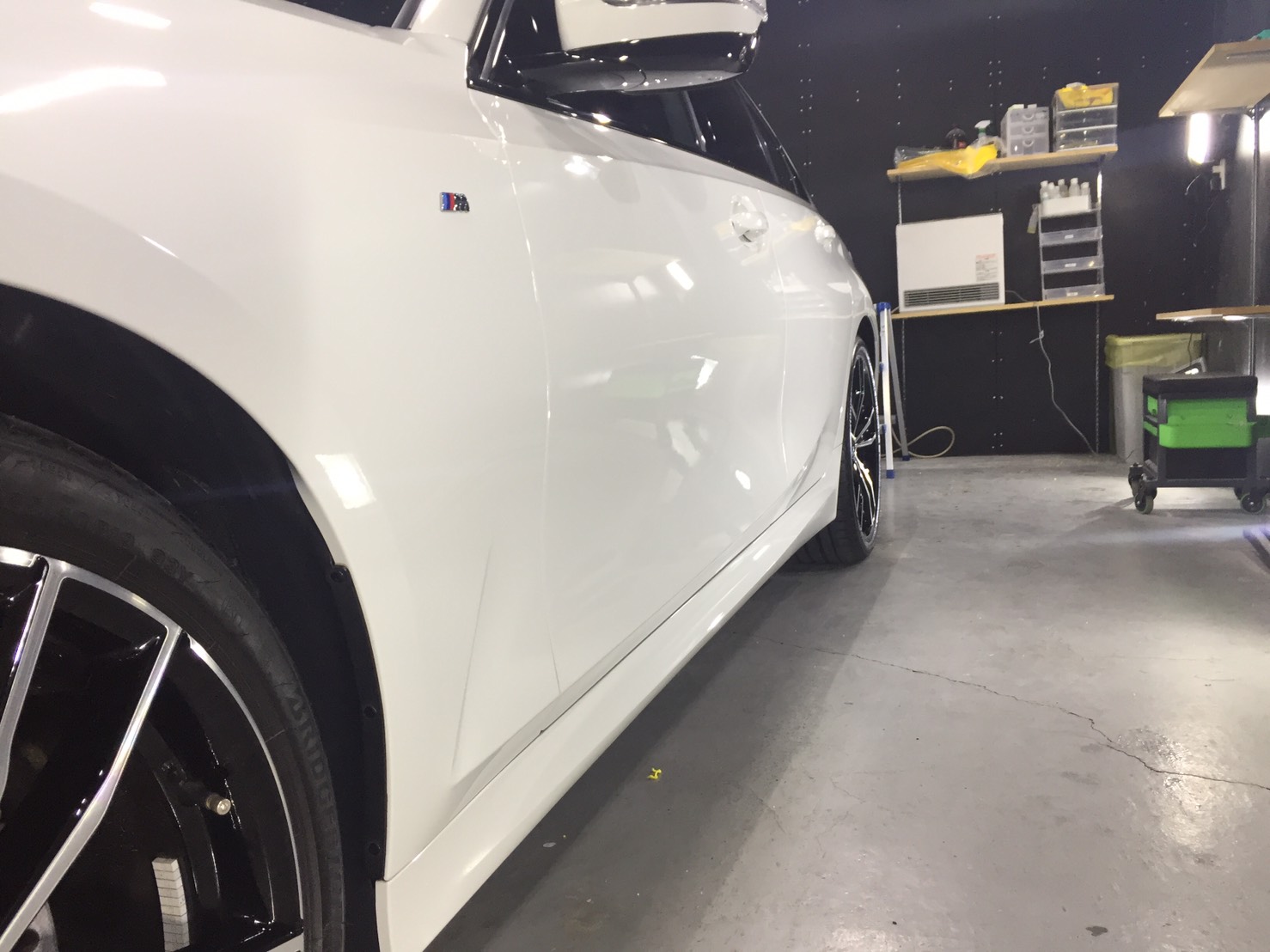 BMW 320d 施工写真 (1)