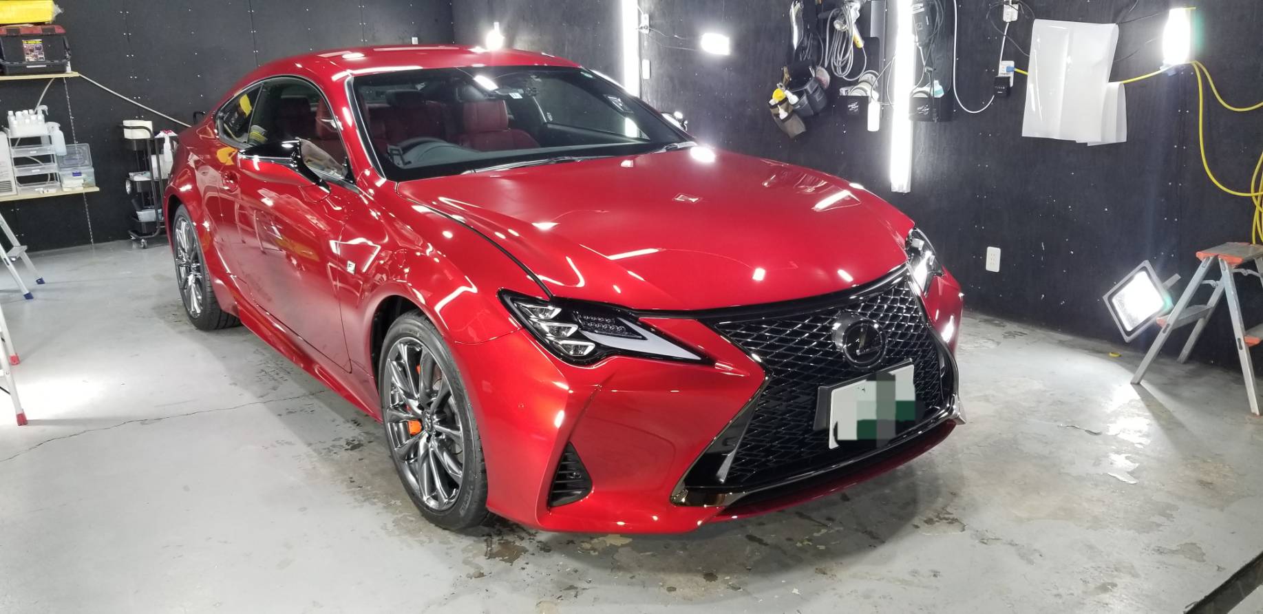 レクサス RCF 施工写真 (1)