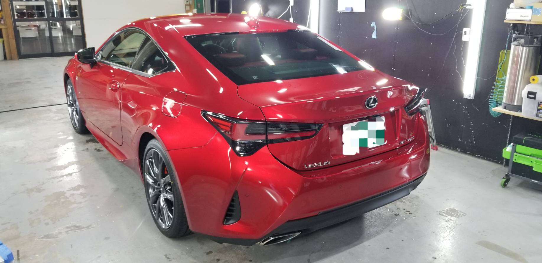 レクサス RCF 施工写真 (2)