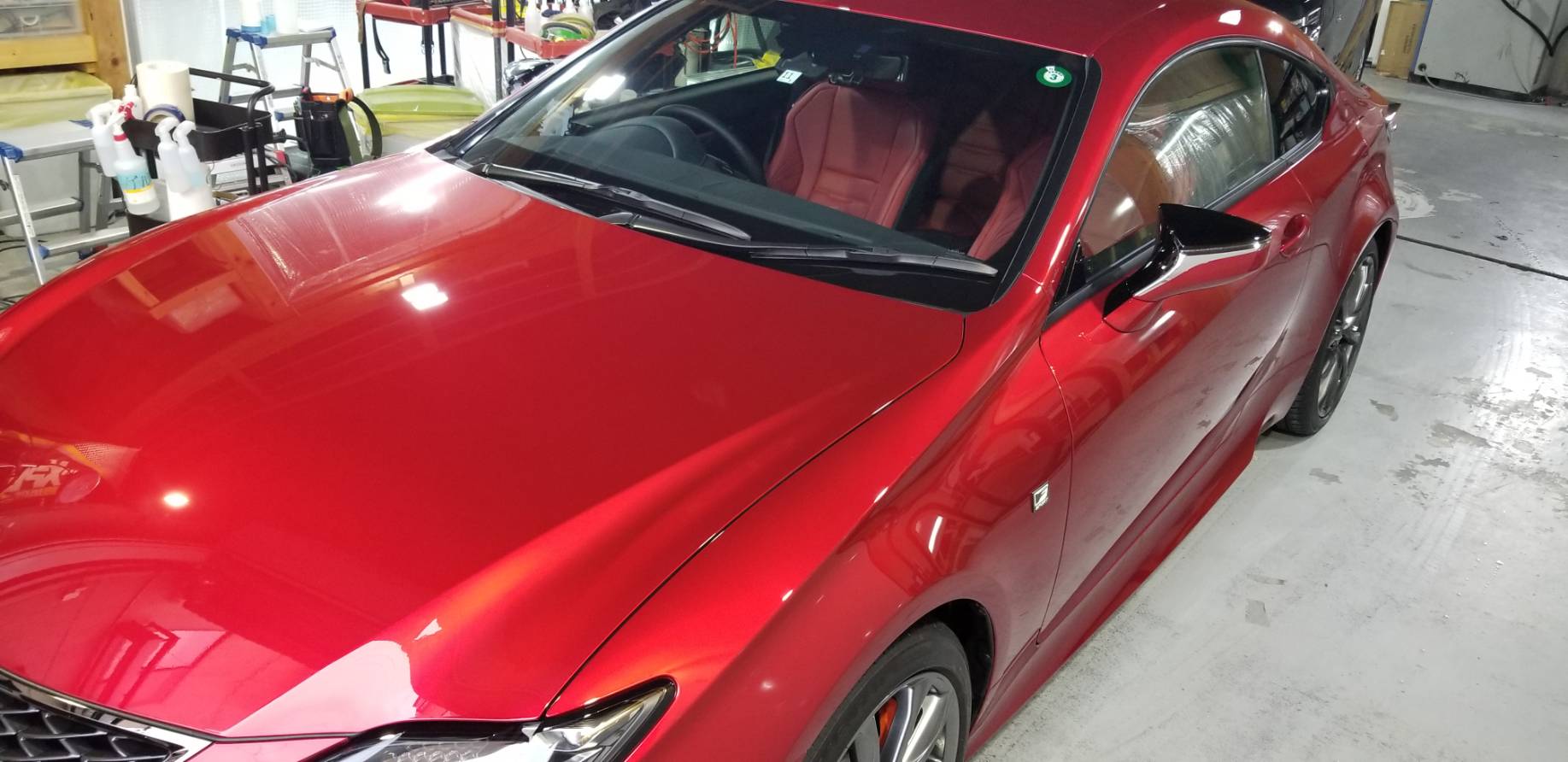 レクサス RCF 施工写真 (3)
