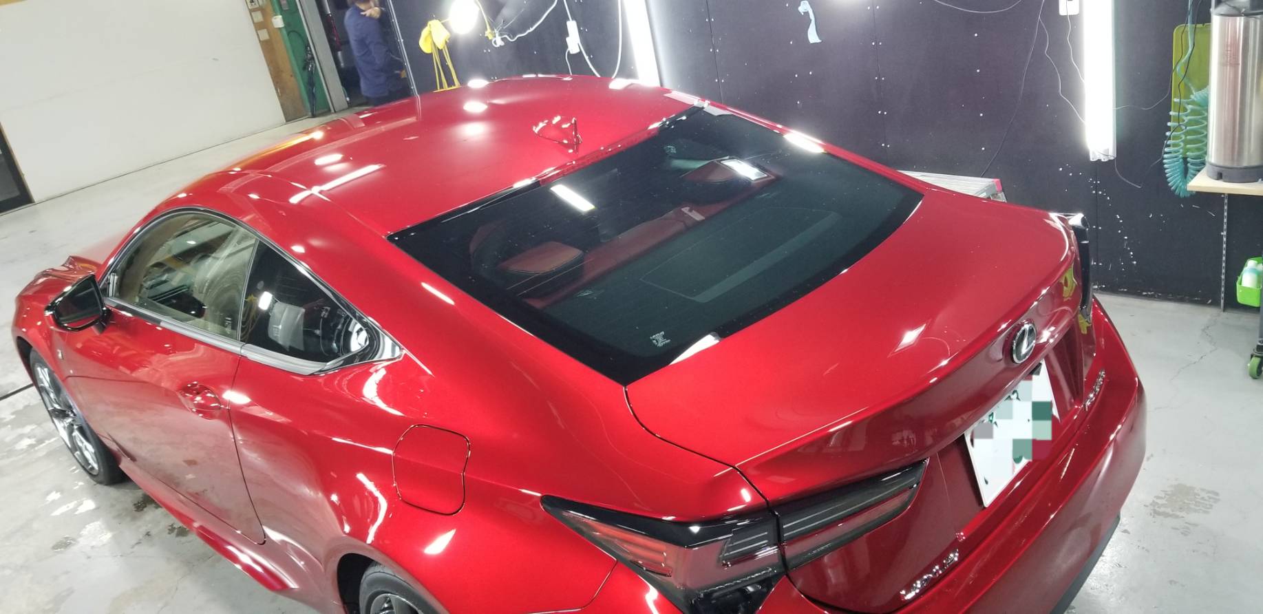 レクサス RCF 施工写真 (6)