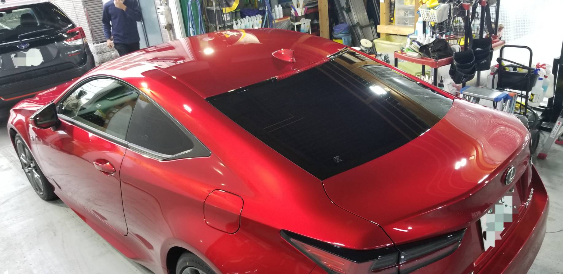 レクサス RCF 施工写真 (7)