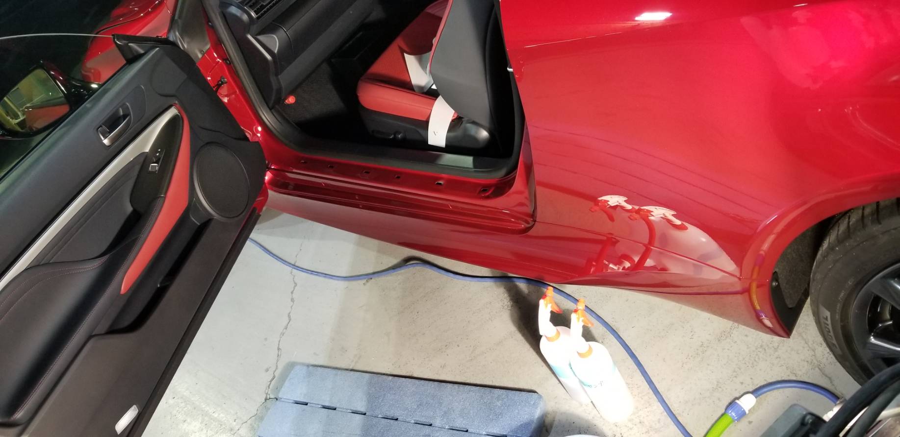 レクサス RCF 施工写真 (9)