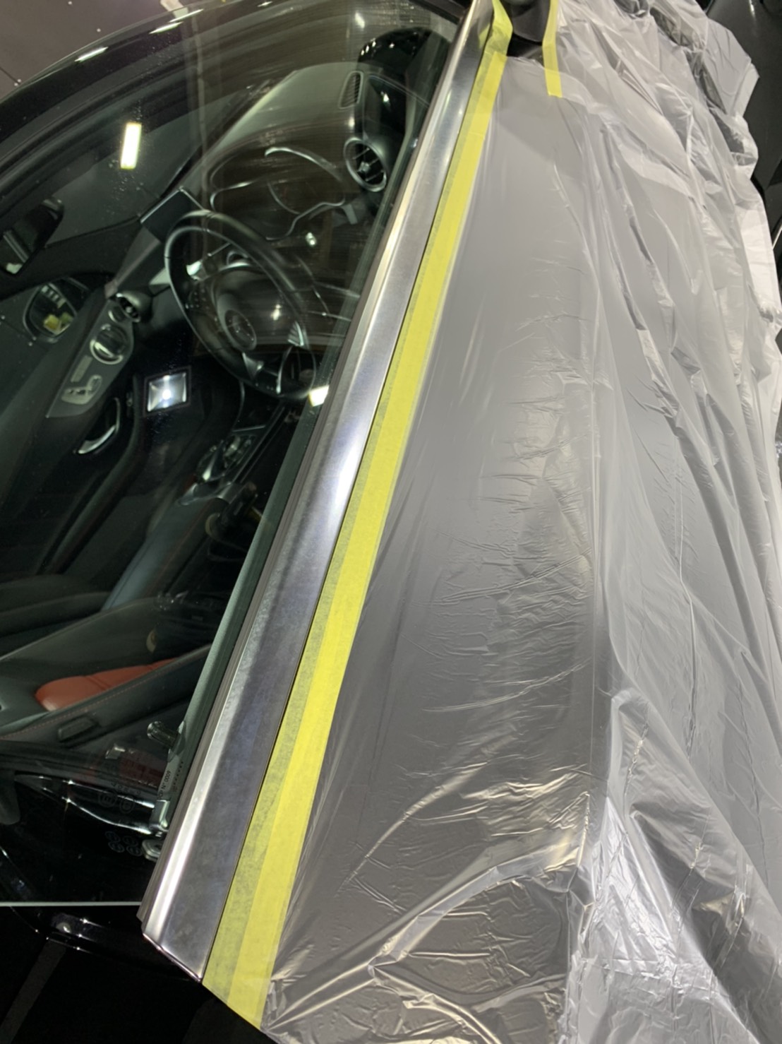 メルセデス・ベンツ C63 施工写真 (8)