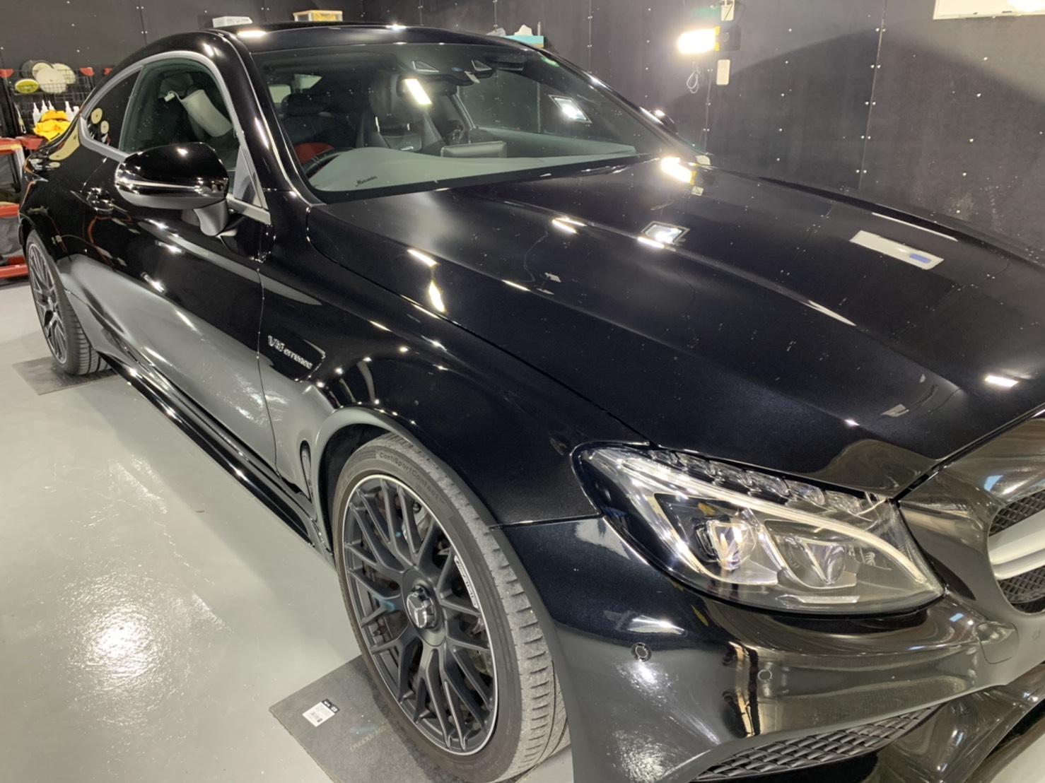 メルセデス・ベンツ C63 施工写真 (7)
